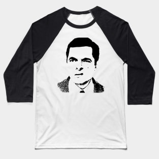 Mister Bean Pop Art Portrait Baseball T-Shirt